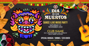 Cinco de mayo Banner Facebook begivenhed cover template