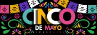 Cinco De Mayo Banner Greetings Facebook Cover Photo template