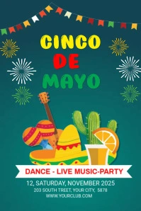 Cinco de mayo Banner pinterest Graphic template