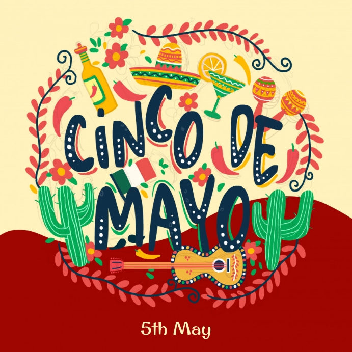CINCO DE MAYO CARD Template PosterMyWall