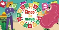 Cinco De Mayo Celebration Ads Couverture d'événement Facebook template