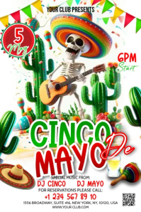 Cinco de Mayo Celebration Banner template