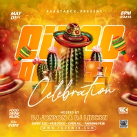 Cinco De Mayo Celebration Instagram Post template