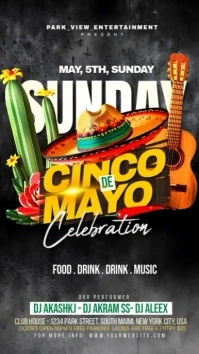 Cinco De Mayo Celebration Instagram-verhaal template