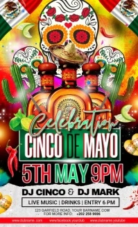 Cinco de mayo celebration Legal US template