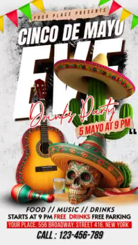 Cinco de Mayo Celebration Digital Display Video template