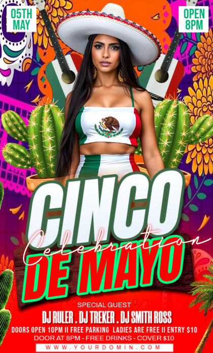 Cinco De Mayo Celebration Us Legal VSA Wetlik template