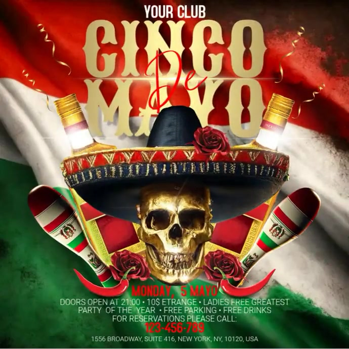 Cinco De Mayo Instagram 帖子 template