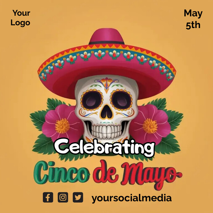 Cinco De Mayo Instagram Post template