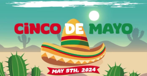 Turquesa Cinco De Mayo Facebook Shared Image Template