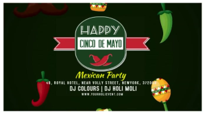 Grün Cinco De Mayo Twitter Post Template