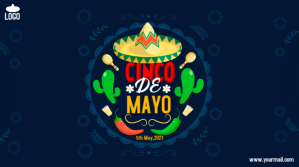 Cinco de mayo Twitter Plasing template
