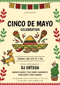 cinco de mayo A4 template
