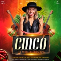 CInco de mayo Instagram Post template