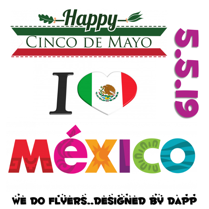 cinco de mayo Publicação no Instagram template