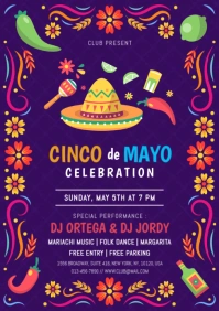 cinco de mayo A4 template