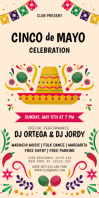 cinco de mayo Roll Up Banner 3' × 6' template
