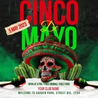 Cinco De Mayo Cuadrado (1:1) template