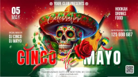 Cinco De Mayo Digital na Display (16:9) template