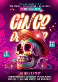 CINCO DE MAYO A5 template