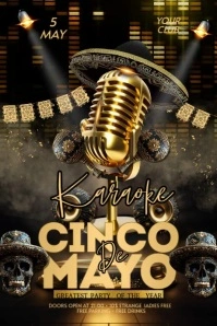 Cinco De Mayo Banner 4' × 6' template