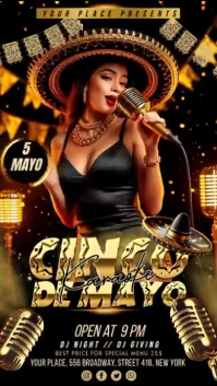 Cinco de Mayo Digital Display (9:16) template