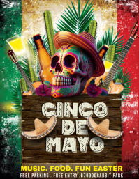 Cinco de mayo Flyer (US Letter) template