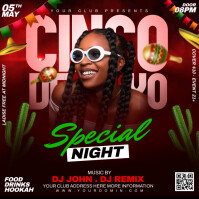 Cinco de mayo Message Instagram template
