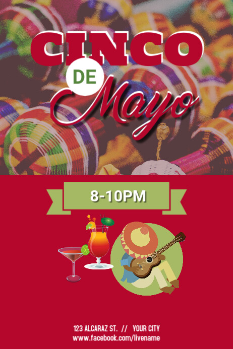 cinco de mayo Poster template