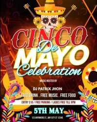 cinco de mayo Instagram Portrait template