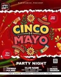 cinco de mayo Instagram Portrait template