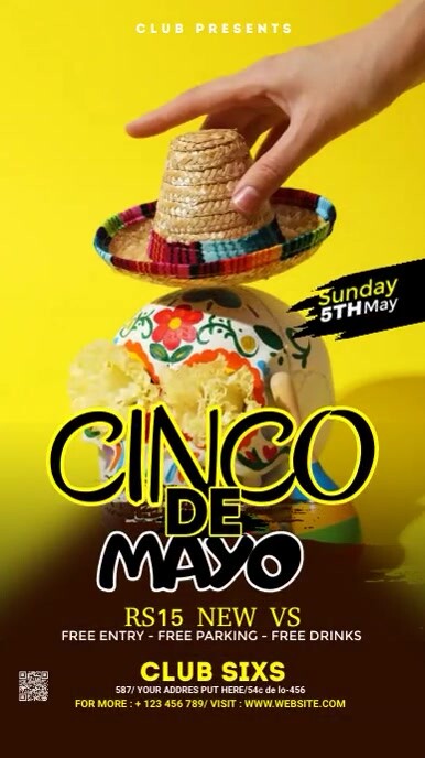 Cinco de Mayo Digital Display template