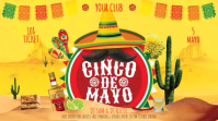 Cinco De Mayo Display Affichage numérique (16:9) template