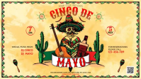 Cinco De Mayo Display Pantalla Digital (16:9) template
