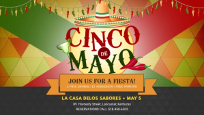 Cinco de Mayo Feast Banner Video Facebook-covervideo (16:9) template
