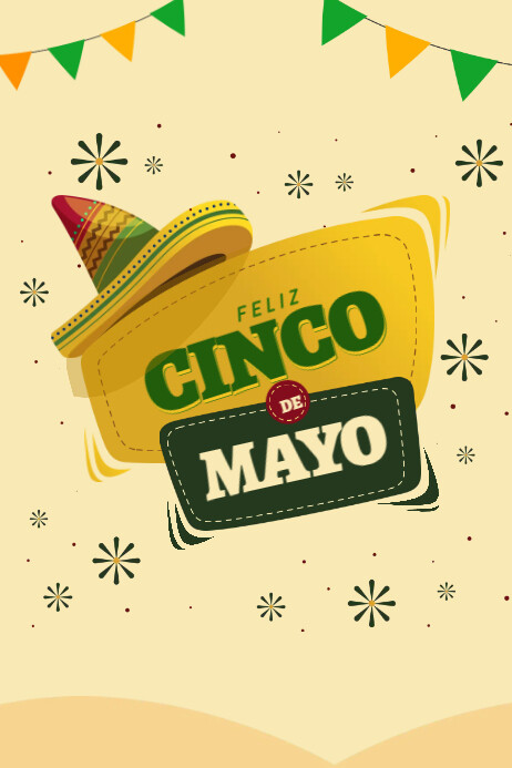 Cinco de Mayo Feliz Template | PosterMyWall