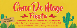 黄色 Cinco de Mayo Facebook Cover Photo Template