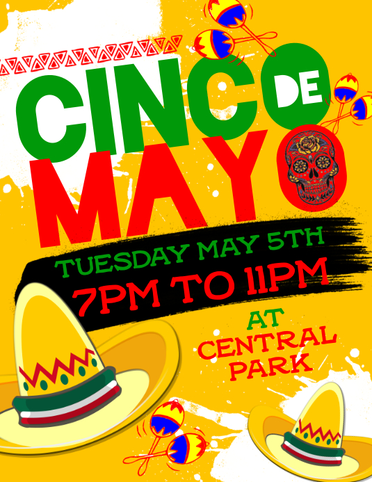 Cinco De Mayo Flyer Template PosterMyWall
