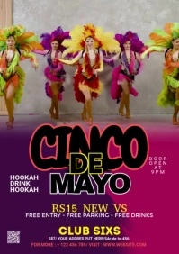 Cinco de Mayo Flyer A5 template