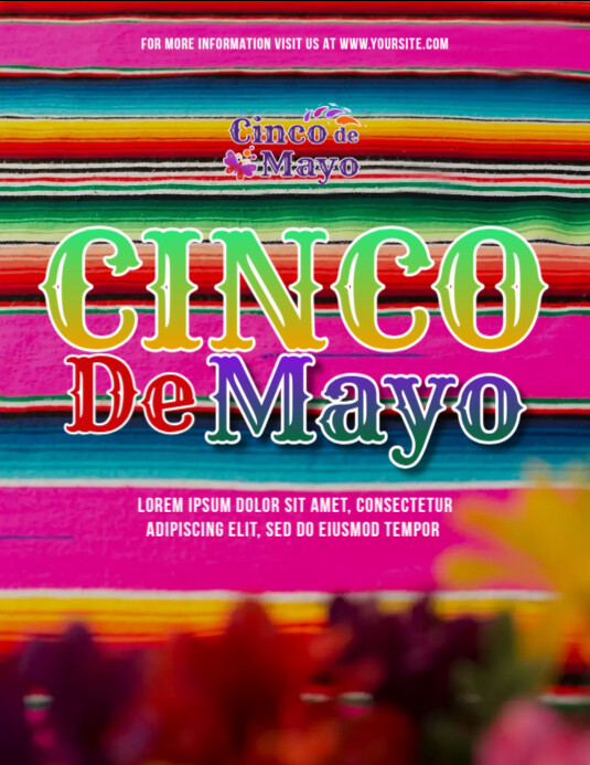 Cinco De Mayo Flyer Template PosterMyWall Cinco De Mayo Flyer Template PosterMyWall