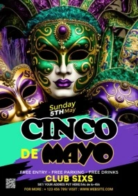 Cinco de Mayo Flyer A2 template