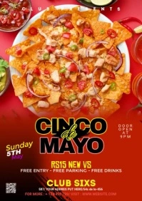 Cinco de Mayo Flyer A2 template