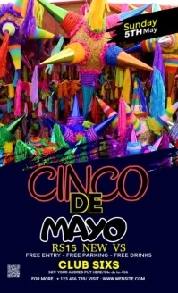 Cinco de Mayo Flyer Oficio US template
