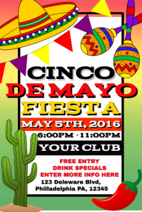 customize 200 cinco de mayo flyer templates postermywall