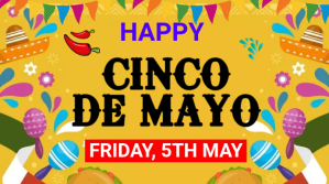 cinco de mayo flyers, cinco de mayo Digital Display (16:9) template