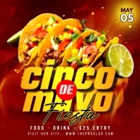 Cinco de Mayo Food Flyers โพสต์บน Instagram template