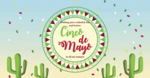 Cinco de Mayo Greetings auf Facebook geteiltes Bild template