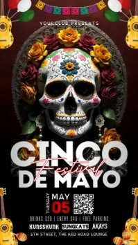 Cinco De Mayo IG Story Reel Video template