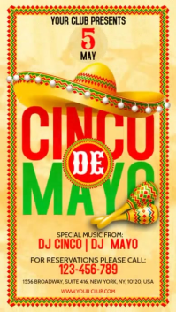 Arancione Cinco de Mayo Celebration Instagram Reel Template