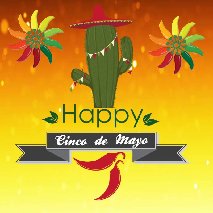 Cinco De Mayo Instagram flyer template